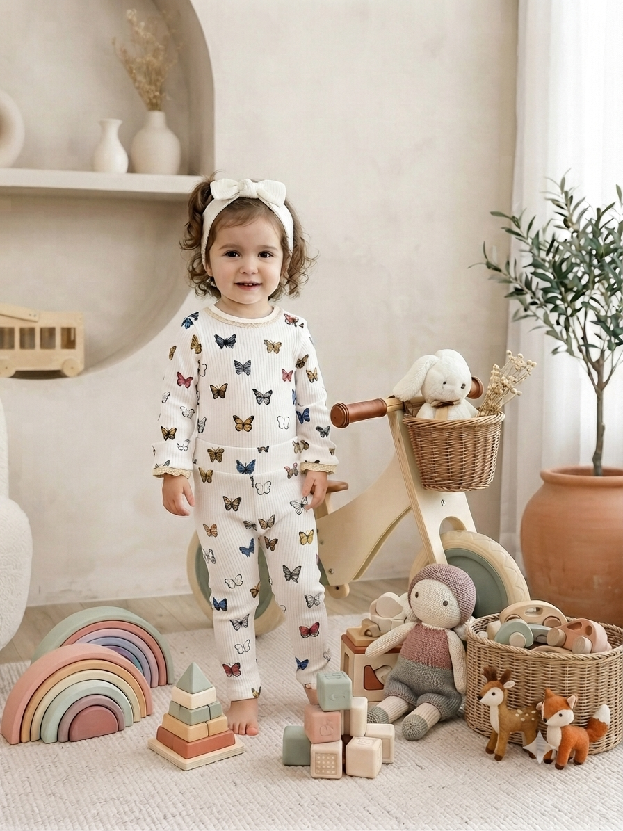 Kompletić za djevojčice - Butterfly