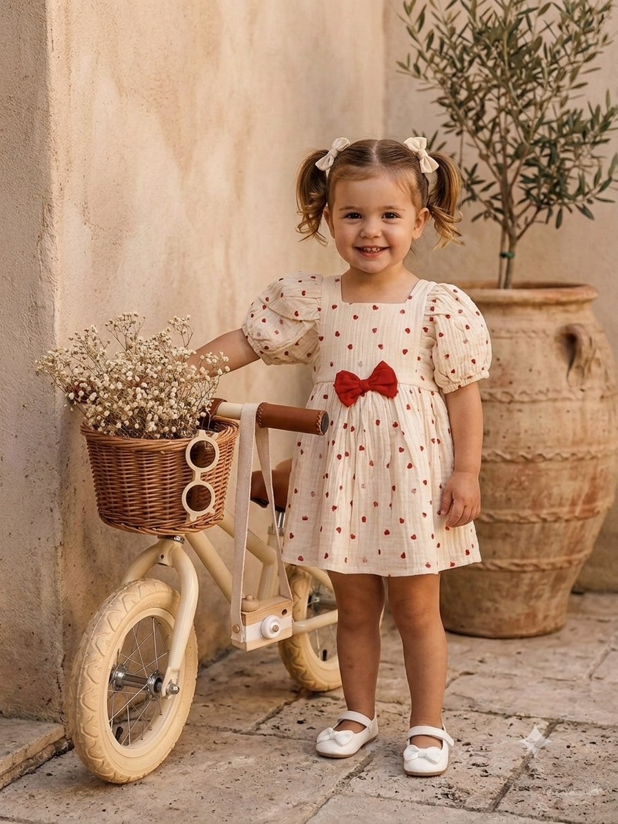 Haljinica - Polka Dot Elegance