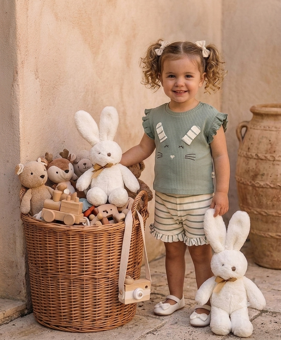 Kompletić za djevojčice - Bunny Fun