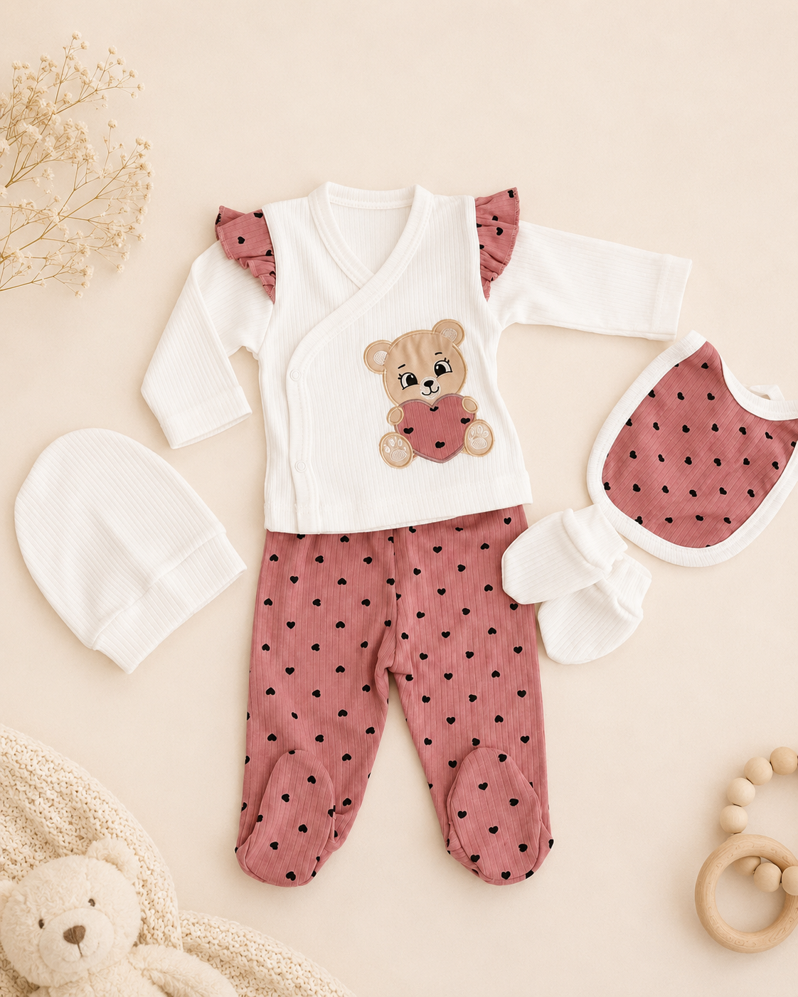 Višedjelni set za novorođenče - Teddy