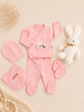 Višedjelni set za novorođenče - Pink Bunny