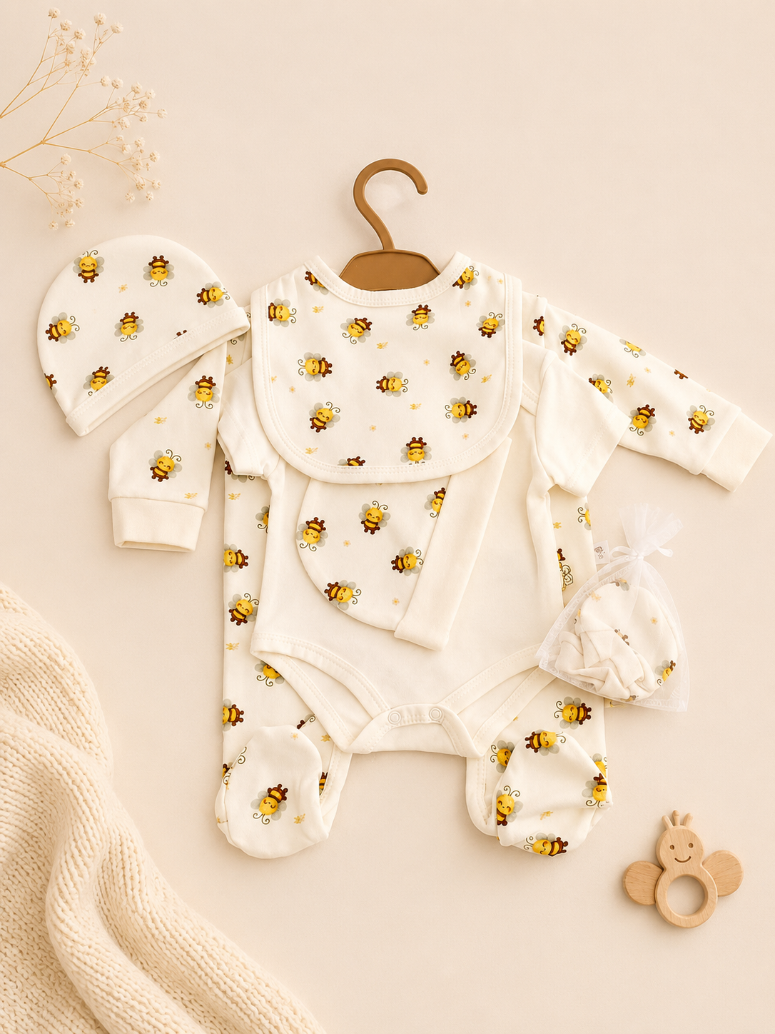 Višedjelni set za bebe - Pčelice