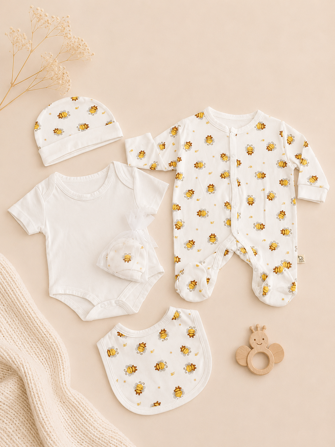 Višedjelni set za bebe - Pčelice