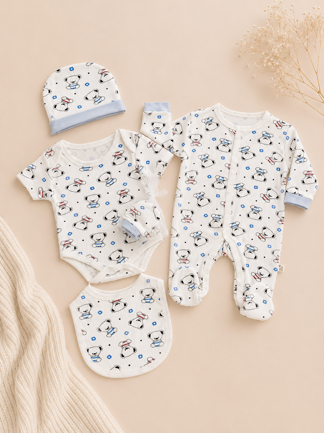 Višedjelni set za bebe - Medo