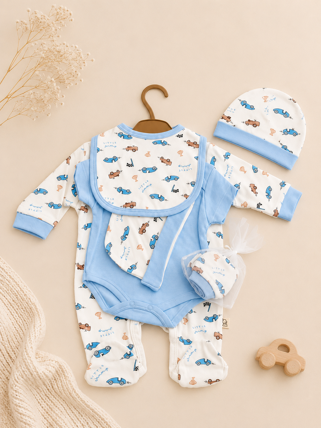 Višedjelni set za bebe - Autići
