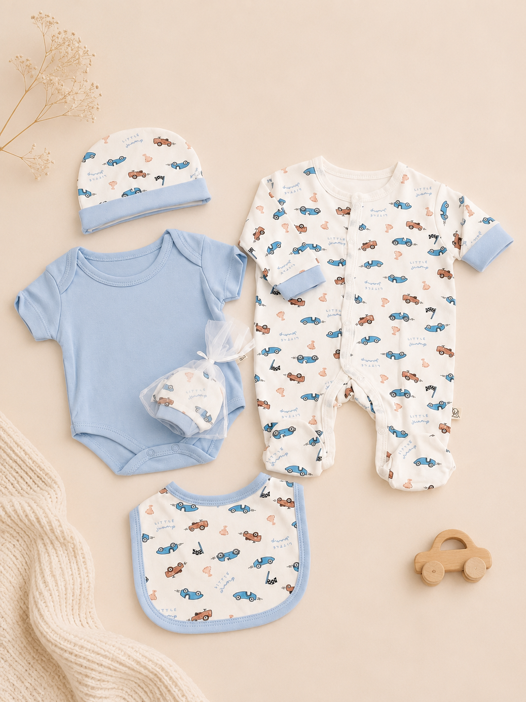 Višedjelni set za bebe - Autići