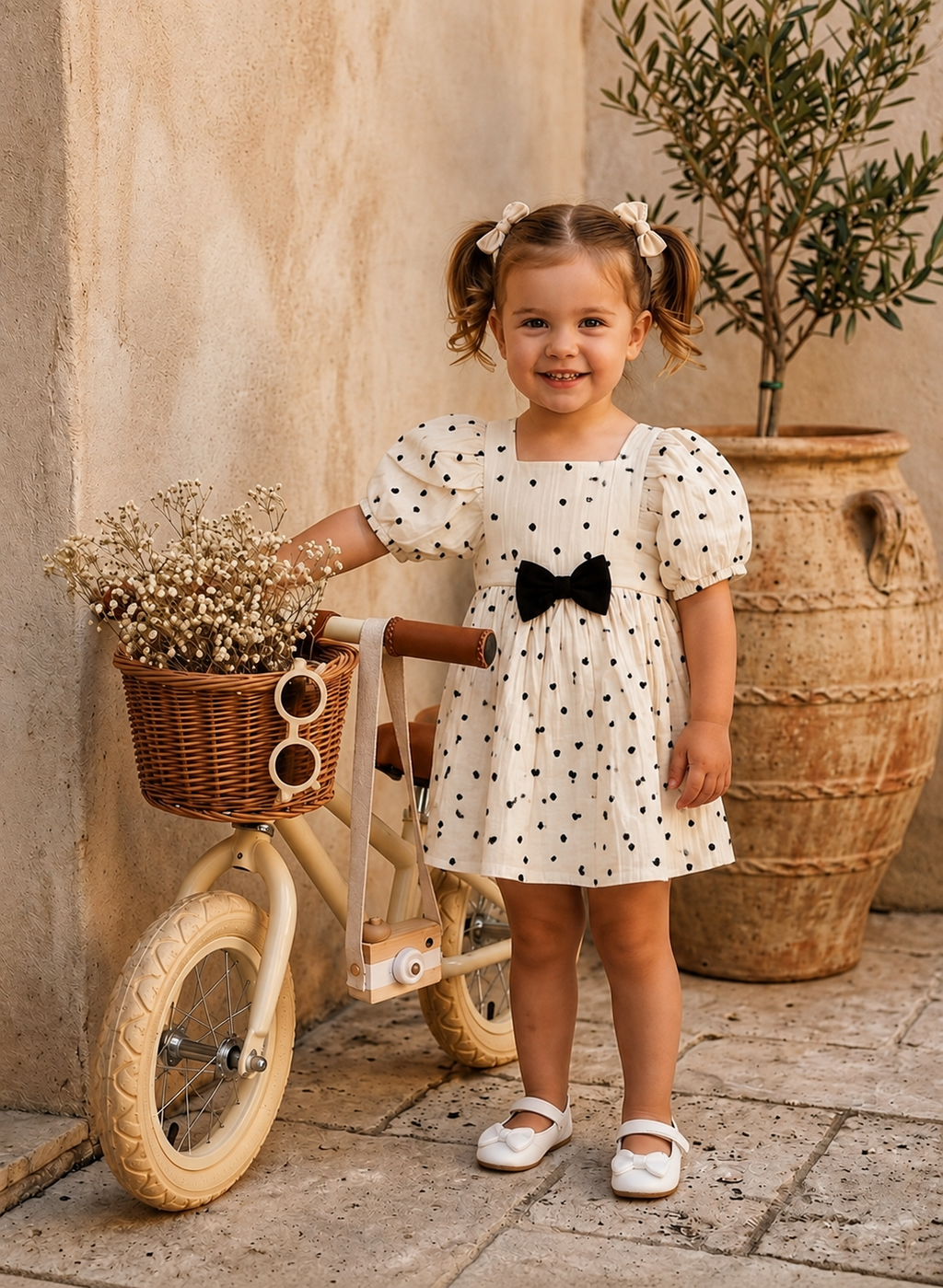 Haljinica - Polka Dot Elegance
